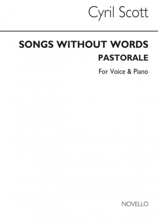 Cyril Scott, Pastorale (From Songs Without Words) Voice/Piano Vocal and Piano Buch