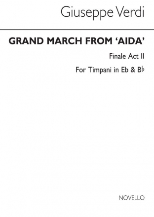 Giuseppe Verdi, Grand March From 'Aida' (Timp) Timpani Buch