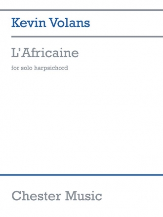 Kevin Volans, L?Africaine Harpsichord Buch