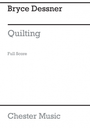 Bryce Dessner: Quilting (Score) Orchestra Score