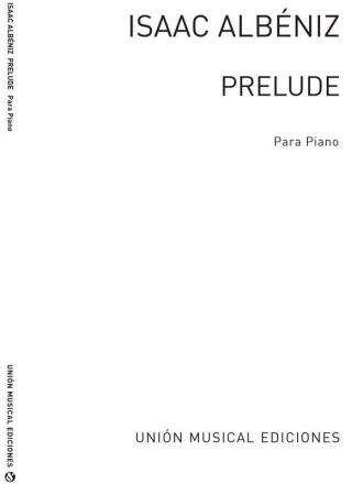 Isaac Albniz, Preludes For Piano Klavier Buch