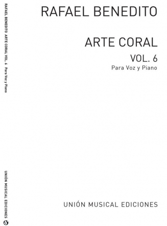 Arte Coral Vol 6 for V.M. for choir Vocal Buch