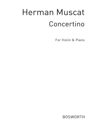 Muscat, H Concerto In G Op.5 Vln/Pf Violin Special Order Edition / Verlagskopie