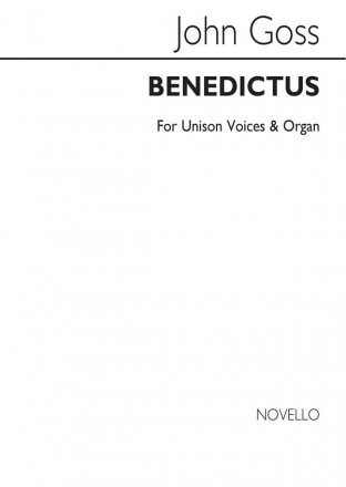 John Goss, Benedictictus In A Unison Unison Voices Chorpartitur