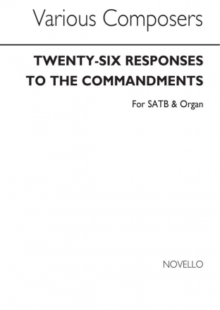 Twenty-six Responses To The Commandments SATB and Organ Buch