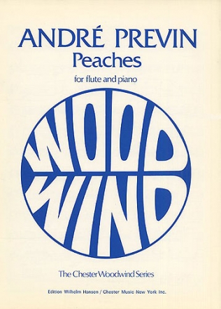 Andr Previn, Peaches Flte und Klavier Buch