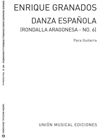 Danza Espanola No.6 Rondalla Aragonesa Gitarre Buch