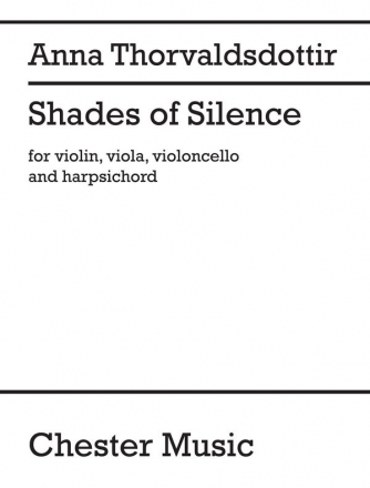 Anna Thorvaldsdottir: Shades Of Silence String Ensemble, Harpsichord Score and Parts