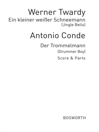 Twardy, W Ein Kleiner Weisser Schneemann/Drummer Boy Tocm Bnd Big Band & Concert Band Score and Parts