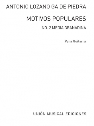 Motivos Populares No.2 Media Granadina Gitarre Buch