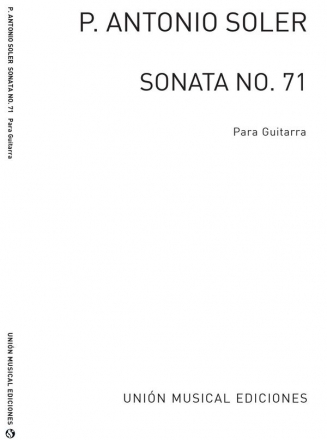 Sonata No.71 Gitarre Buch