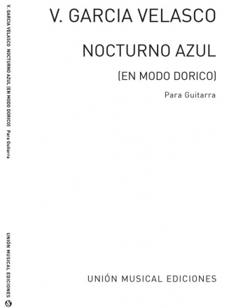 Nocturno Azul En Modo Dorico Gitarre Buch