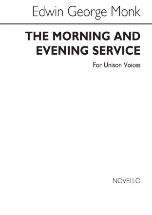 Edwin George Monk, Office For The Holy Communion In A Unison Voice and Organ Chorpartitur