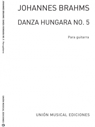 Danza Hungara No5 Gitarre Buch