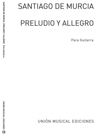 Preludio Y Allegro Gitarre Buch