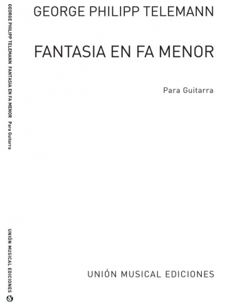 Fantasia En Fa Menor F Minor Gitarre Buch