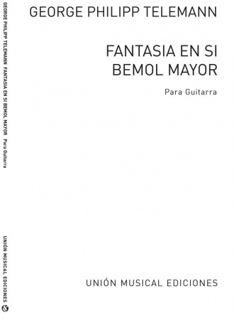 Fantasia En Si Bemol Mayor Gitarre Buch