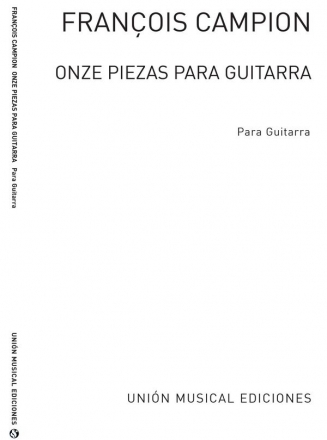 Once Piezas Para Guitarra Gitarre Buch