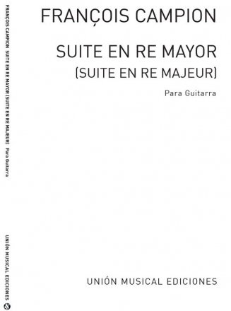 Suite En Re Mayor Gitarre Buch