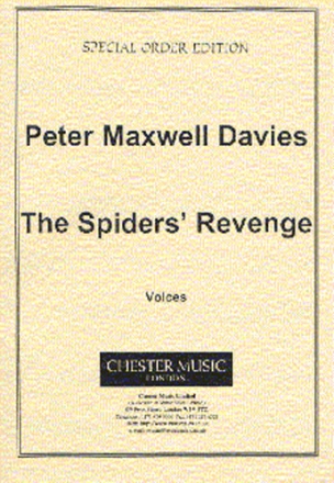 Peter Maxwell Davies, The Spiders' Revenge - Vocal Vocal Stimme