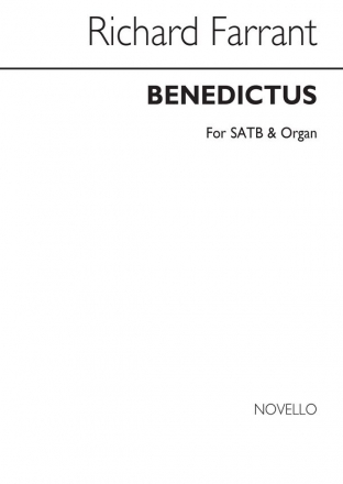 Richard Farrant, Benedictus In G Minor (Edited By John E West) SATB and Organ Chorpartitur