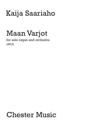 Kaija Saariaho: Maan Varjot  (Score) Orchestra, Organ Score