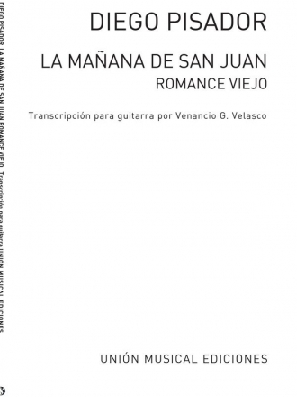 La Manana De San Juan Romance Viejo Gitarre Buch