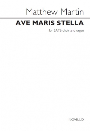 Ave Maris Stella for mixed choir and organ score