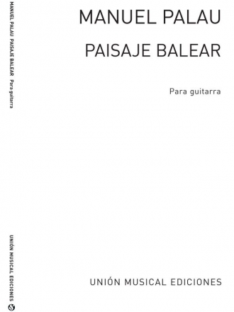 Paisaje Balear Gitarre Buch