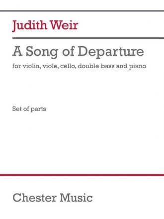 Judith Weir, A Song Of Departure Violin, Viola, Cello and Double Bass Buch