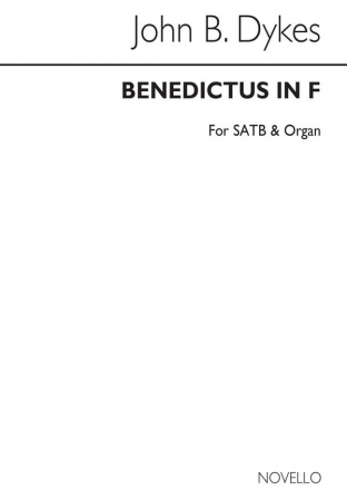 John B. Dykes, Benedictus In F SATB and Organ Chorpartitur