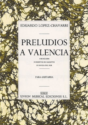 Preludios A Valencia Gitarre Buch