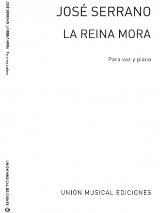 La Reina Mora - Partitura Opera, Voice and Piano Buch