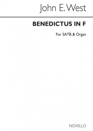 John E. West, Benedictus In F Satb/Organ SATB and Organ Chorpartitur