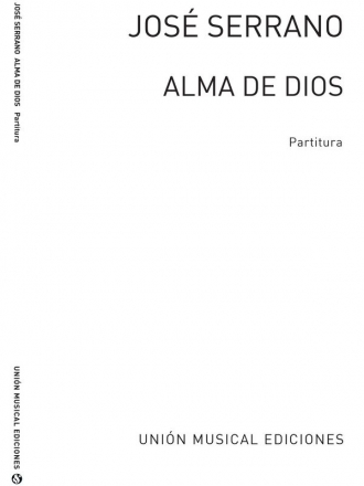 Alma De Dios Partitura Opera Buch