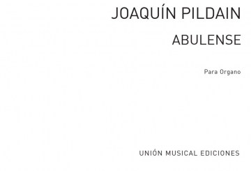 Abulense For Organ Orgel Buch