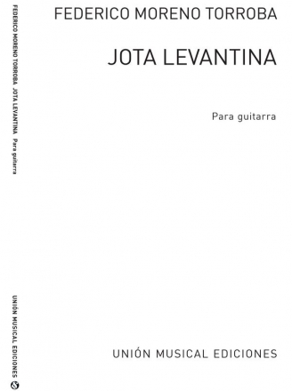 Torroba Jota Levantina Gitarre Buch