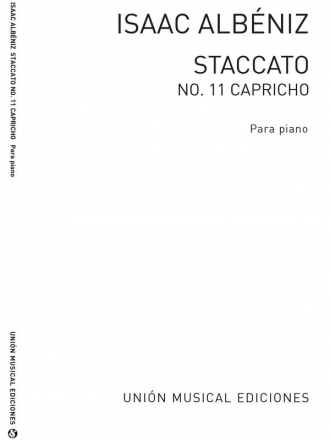 Isaac Albniz, Staccato Capricho No.11 Klavier Buch