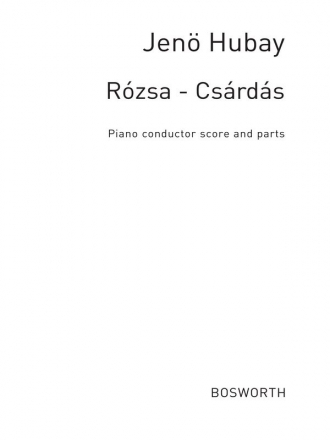 Hubay, J Rozsa - Csardas (Beilschmidt) Orch Pf Sc/Pts Orchestra Score and Parts