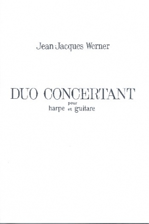 Duo concertant pour harpe et guitare