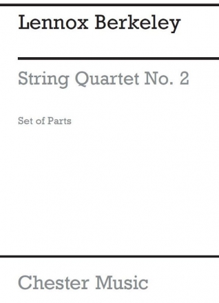 Lennox Berkeley, String Quartet No.2 Op.15 Streichquartett Stimmen-Set