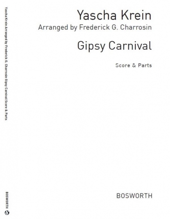 Krein, Y Gypsy Carnival Orch Pf Sc/Pts Orchestra Score and Parts