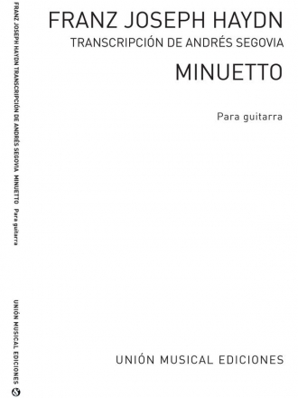 Minuetto Gitarre Buch