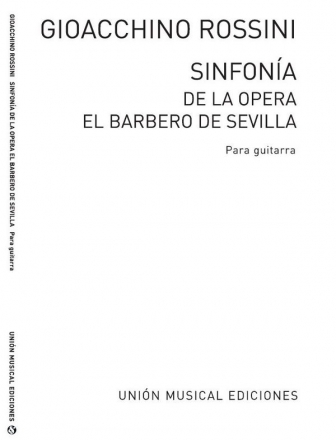 Gioachino Rossini, El Barbero De Sevilla Seleccion Gitarre Buch