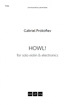 Gabriel Prokofiev, Howl Violin and Electronics Buch