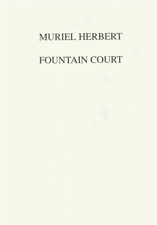 Muriel Herbert, Fountain Court (Low Voice/Piano) Low Voice and Piano Buch