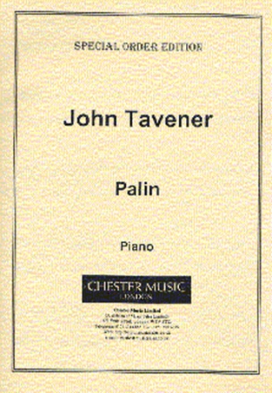 John Tavener, Palin Klavier Buch