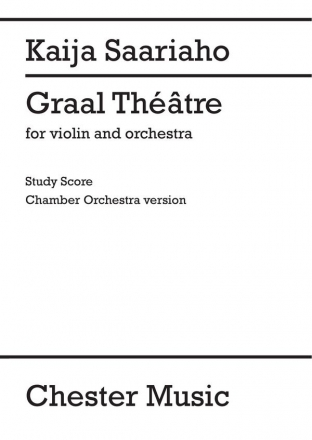 Graal Theatre  for violin and orchestra study score (full orchestra version)