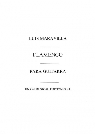 Maravilla: Flamenco Album Para Guitarra Gitarre Buch