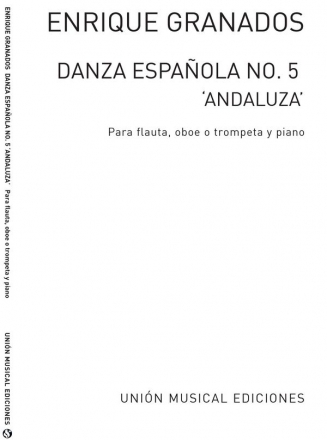 Danza Espanola No.5 Andaluza Flte und Klavier Buch